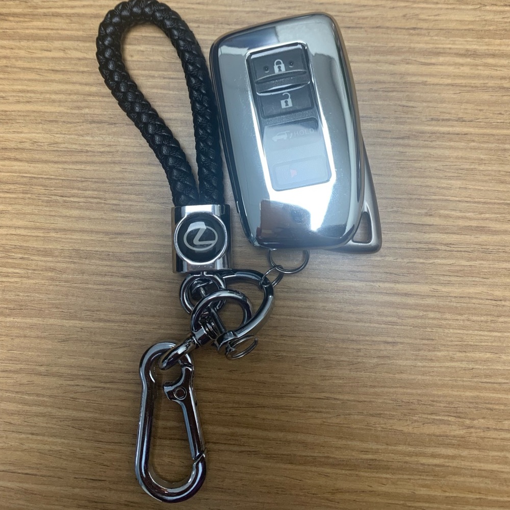 Lexus keychain w/ fob cover. Key Fib not included.